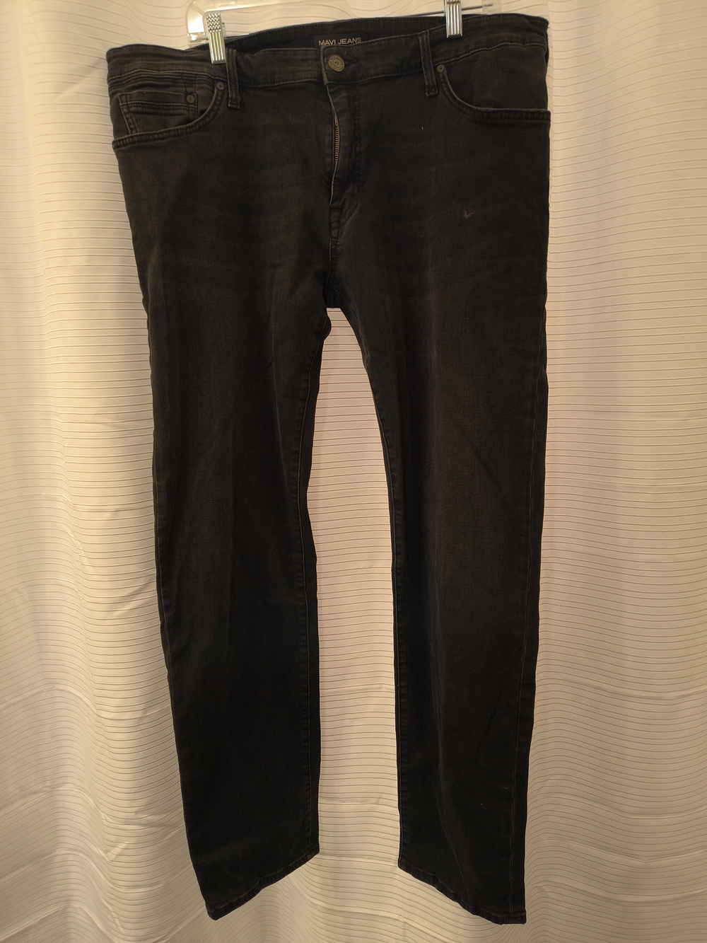 Mavi Men's Slim Straight Jeans in Black Wash